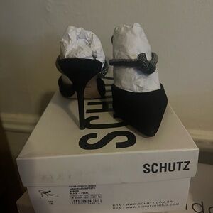SCHUTZ Black Stiletto Heels